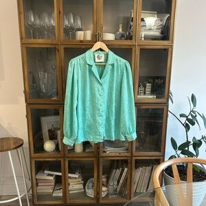Vintage Button-Up Blouse